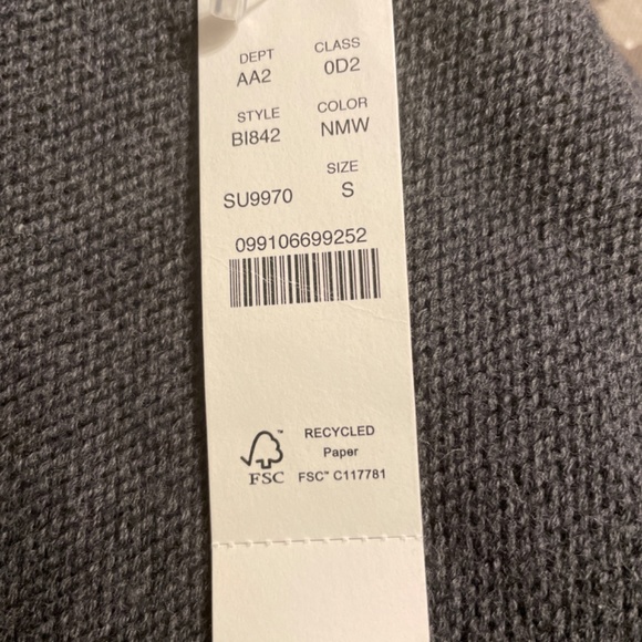 J. Crew Navy and White Stripe Crew Sweater - Picture 8 of 8